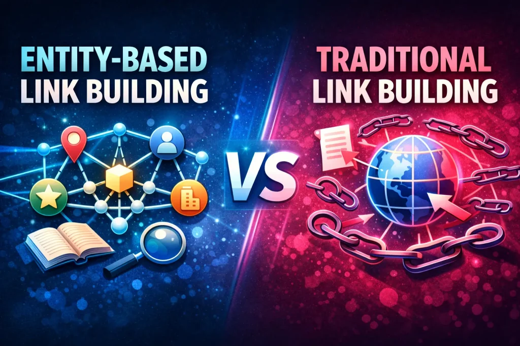 Entity Based Link Building vs Traditional Link Building