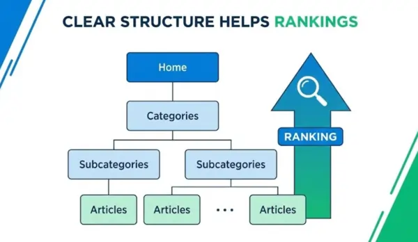 clear structure helps rankings