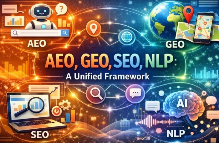 Why Jin Grey Is One of the Top SEO Consultants in Asia and Beyond 4 AEO, GEO, SEO, NLP: A Unified Framework