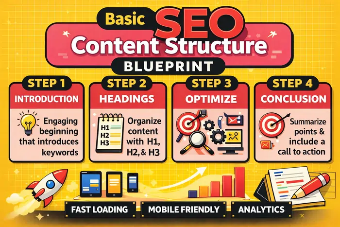 SEO Content Structure for Beginners in 2026 2 Basic SEO Content Structure Blueprint
