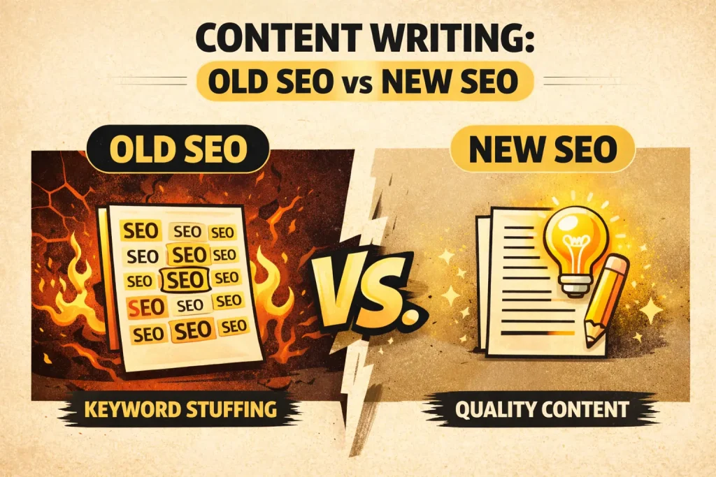 Old SEO vs. New SEO: What Changed? 4 Content Writing: Old SEO vs New SEO