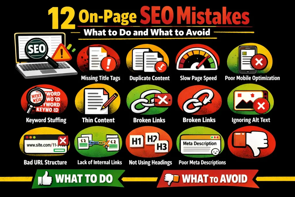 On-Page SEO Mistakes