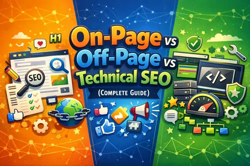 On-Page vs Off-Page vs Technical SEO