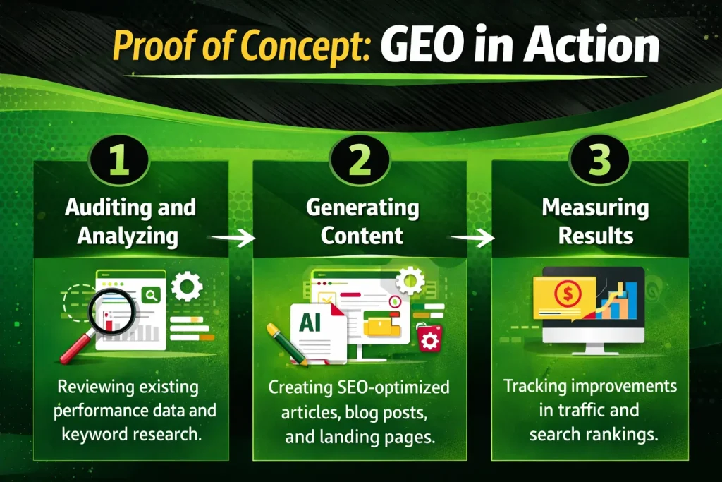 Proof of Concept GEO in Action