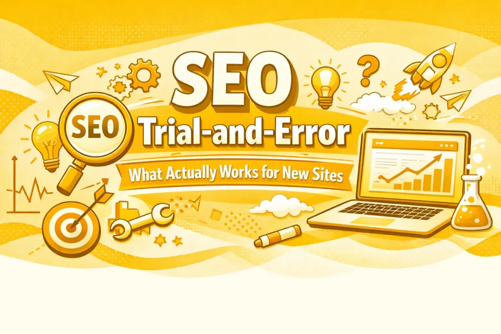 SEO Trial-and-Error: What Actually Works for New Sites in 2026 1 SEO Trial-and-Error - Trial and error