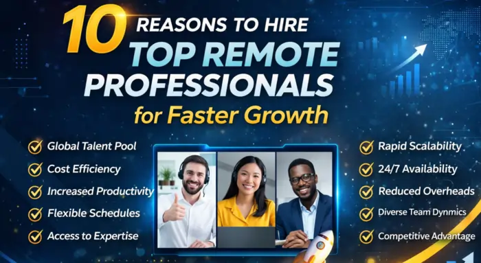 10 Reasons to Hire Top Remote Professionals for Faster Growth 1 Reasons to Hire Top Remote Professionals