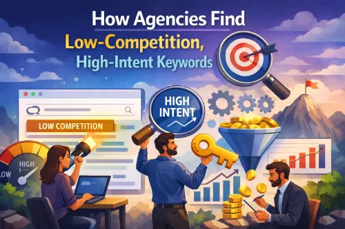 Agencies Find Low-Competition High-Intent Keywords