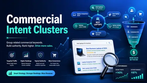 Commercial intent clusters