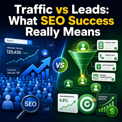 Traffic vs Leads: What SEO Success Really Means 1 Traffic vs Leads