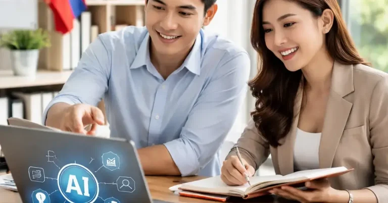 AI content writing for Cambodian businesses, AI content writing for small businesses, AI writing guide for Cambodian businesses