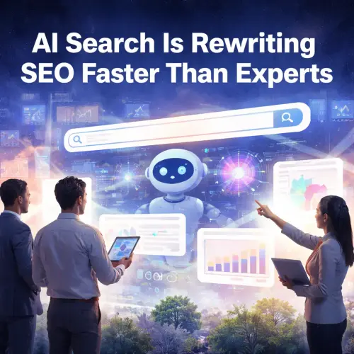 AI Search Is Rewriting SEO Faster Than Experts Expected 1 AI Search Is Rewriting SEO Faster Than Experts