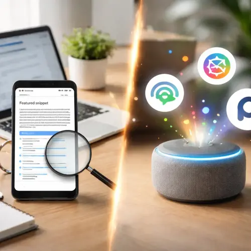Featured Snippets vs AI Answers, conversational seo content voice search, how to write conversational seo content for voice search