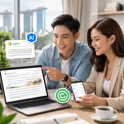 Horatos AI Helps Brands Appear in Google AI Overviews and ChatGPT Results, Horatos AI Singapore, Google AI Overviews SEO