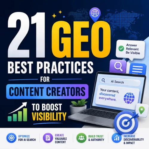 GEO best practices for content creators