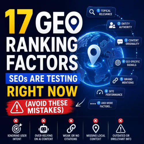 GEO ranking factors