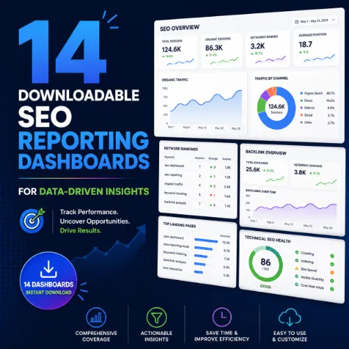 downloadable SEO reporting dashboards